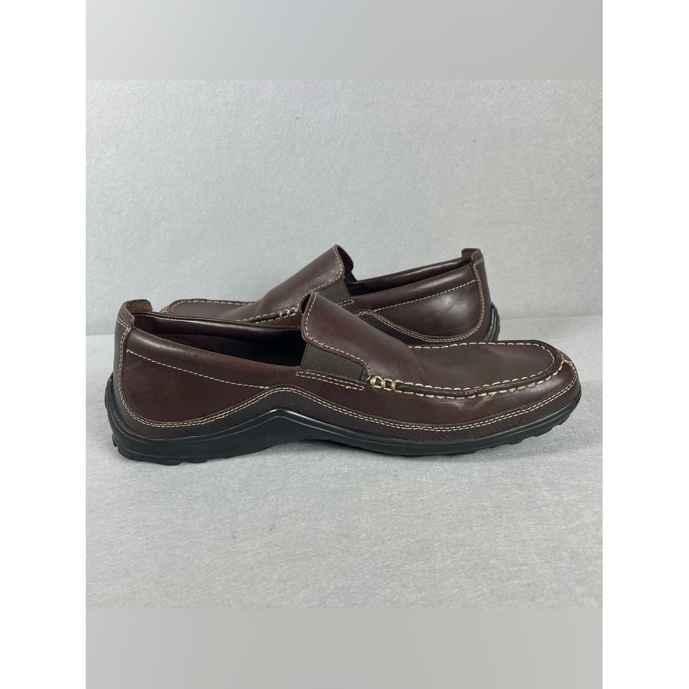 Cole Haan Tucker Venetian Dark Brown Leather Slip-On Loafers Mens 11M C04059 - Picture 7 of 12